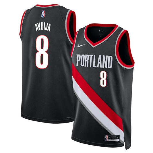 Deni Avdija Portland Trail Blazers Nike Swingman Icon Jersey - Black