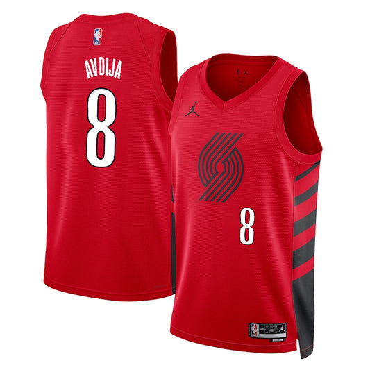 Deni Avdija Portland Trail Blazers Nike Swingman Statement Jersey - Red