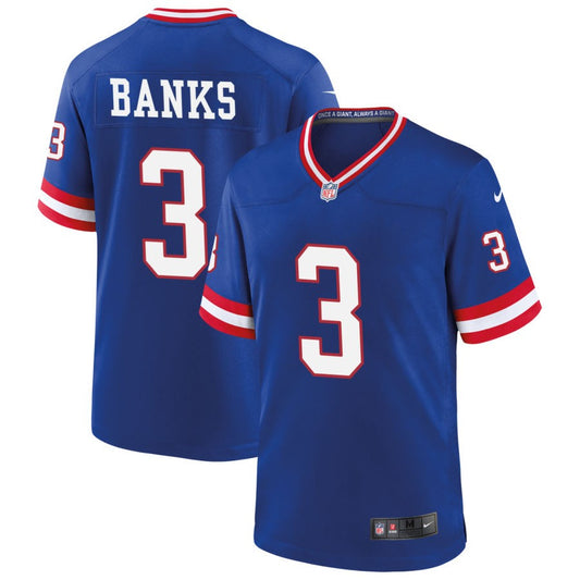 Deonte Banks New York Giants Nike Classic Game Player Jersey - Royal