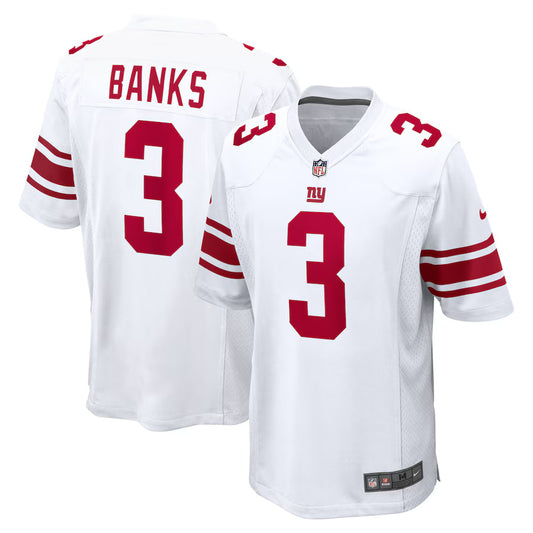 Deonte Banks New York Giants Nike Game Player Jersey - White