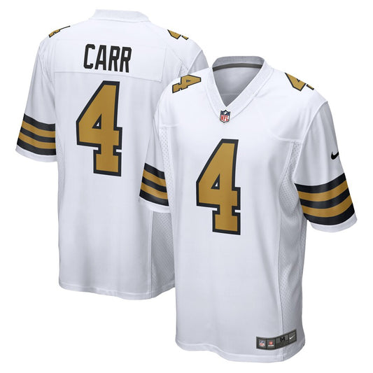 Derek Carr New Orleans Saints Nike Alternate Game Player Jersey - White