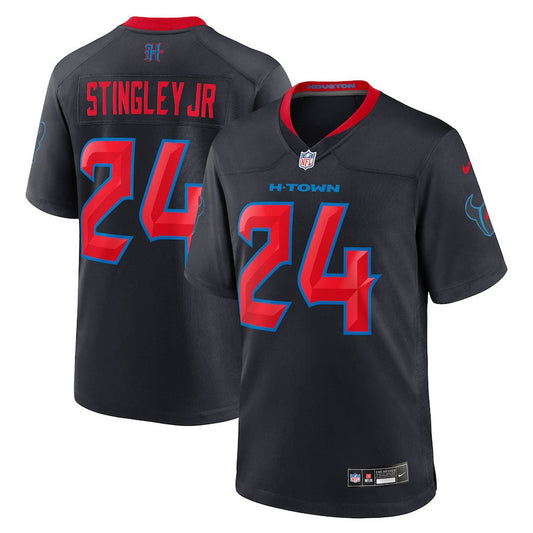 Derek Stingley Jr. Houston Texans Nike 2nd Alternate Game Player Jersey - Navy