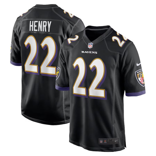Derrick Henry Baltimore Ravens Nike Alternate Game Player Jersey - Black