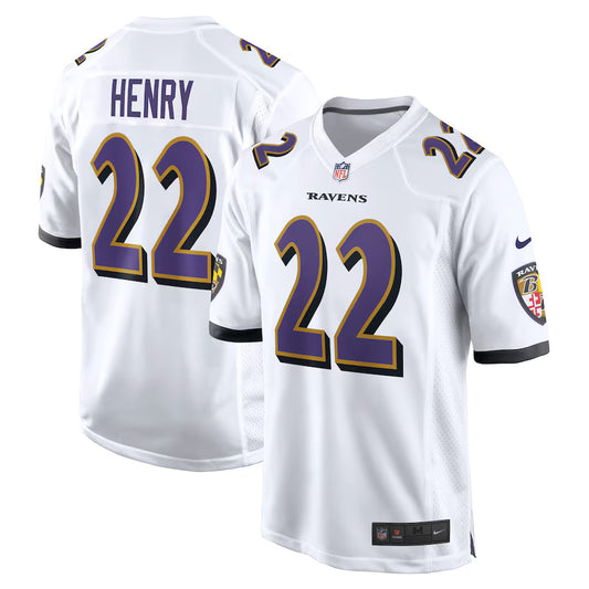 Derrick Henry Baltimore Ravens Nike Game Player Jersey - White