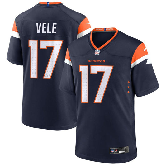 Devaughn Vele Denver Broncos Nike Alternate Game Player Jersey - Navy