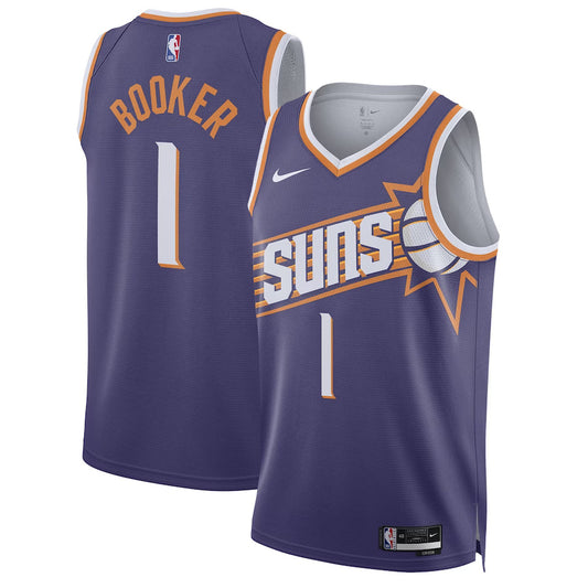 Devin Booker Phoenix Suns Nike Swingman Icon Jersey - Purple