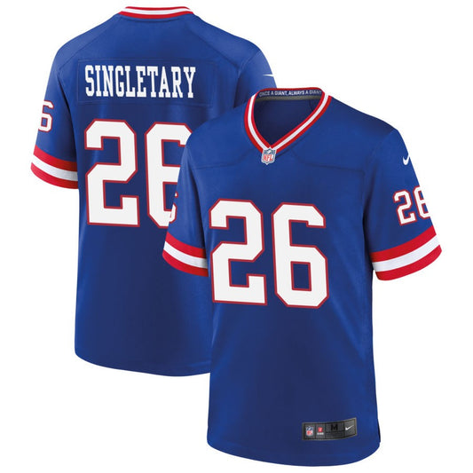 Devin Singletary New York Giants Nike Classic Game Player Jersey - Royal