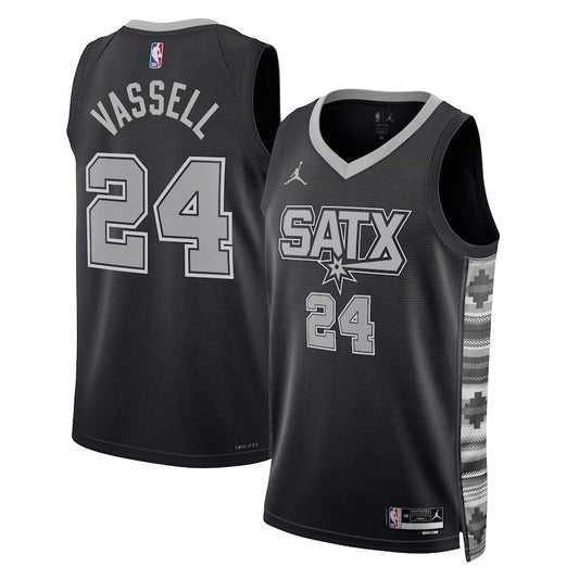 Devin Vassell San Antonio Spurs Nike Swingman Statement Jersey - Black