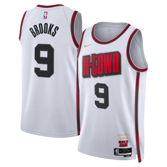 Dillon Brooks Houston Rockets 2024/2025 Nike Swingman City Jersey - White