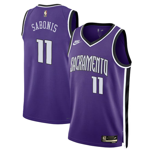 Domantas Sabonis Sacramento Kings Nike Swingman Classic Jersey - Purple