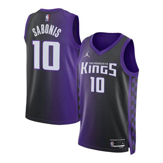 Domantas Sabonis Sacramento Kings Nike Swingman Statement Jersey - Purple