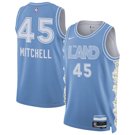 Donovan Mitchell Cleveland Cavaliers 2024/2025 Nike Swingman City Jersey - Blue