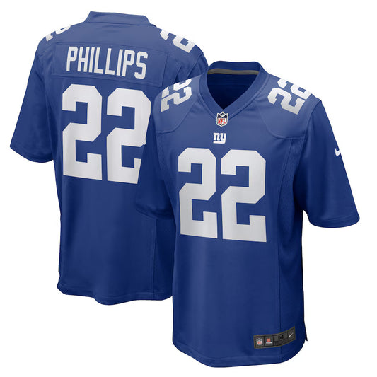 Dru Phillips New York Giants Nike Game Player Jersey - Royal