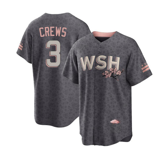Dylan Crews Washington Nationals Nike City Connect Limited Player Jersey - Charcoal