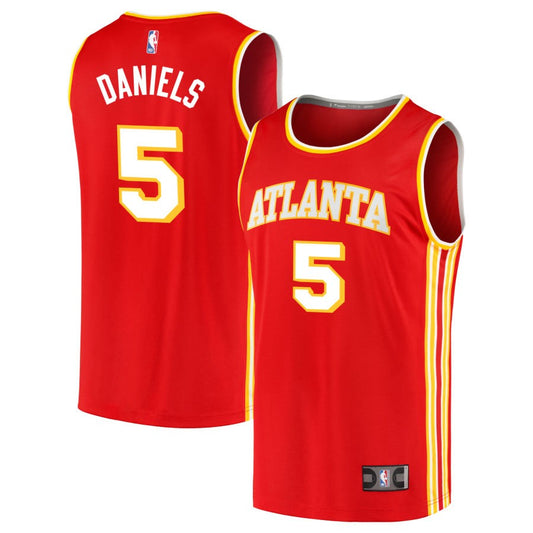 Dyson Daniels Atlanta Hawks Nike Swingman Icon Jersey - Red