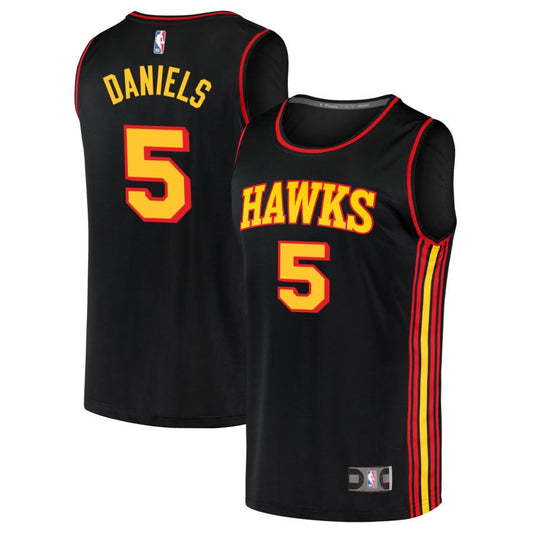 Dyson Daniels Atlanta Hawks Nike Swingman Statement Jersey - Black