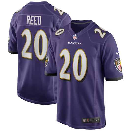 Ed Reed Baltimore Ravens Throwback Player Jersey - Purple