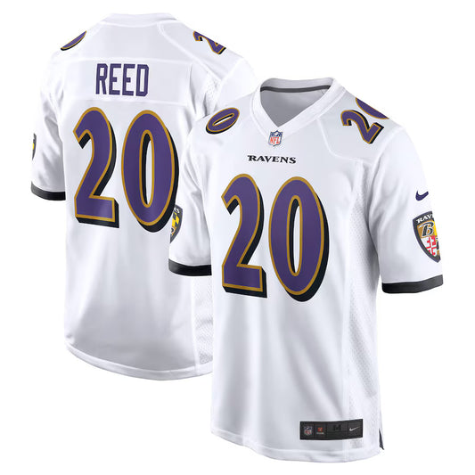 Ed Reed Baltimore Ravens Throwback Player Jersey - White