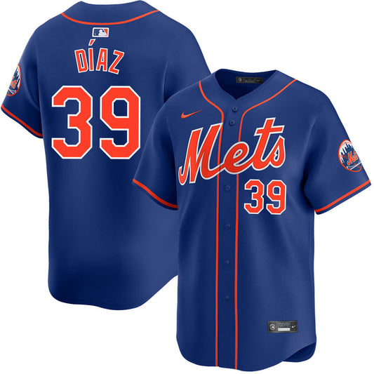 Edwin Díaz New York Mets Nike Alternate Limited Player Jersey - Royal