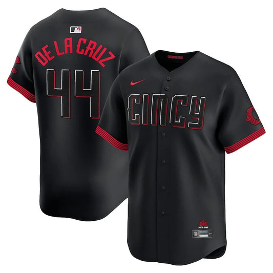 Elly De La Cruz Cincinnati Reds Nike City Connect Limited Player Jersey - Black