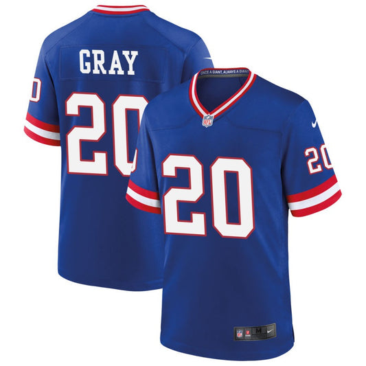 Eric Gray New York Giants Nike Classic Game Player Jersey - Royal