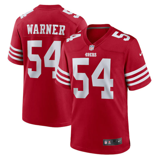 Fred Warner San Francisco 49ers Nike Game Player Jersey - Scarlet