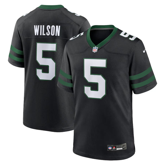 Garrett Wilson New York Jets Nike Alternate Game Player Jersey - Legacy Black