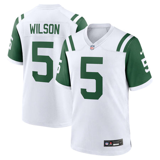 Garrett Wilson New York Jets Nike Classic Game Player Jersey - White