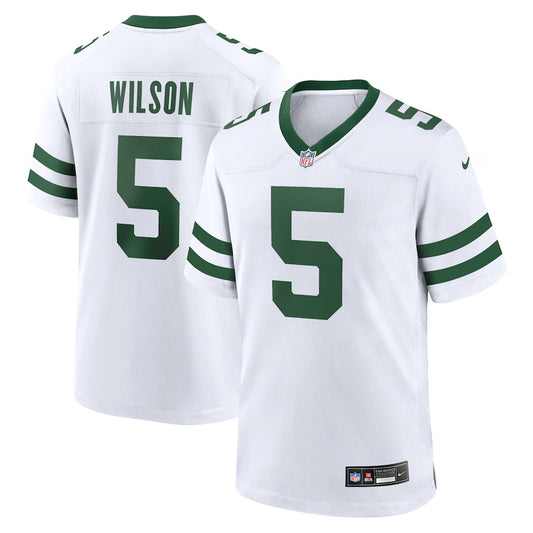 Garrett Wilson New York Jets Nike Game Player Jersey - Legacy White
