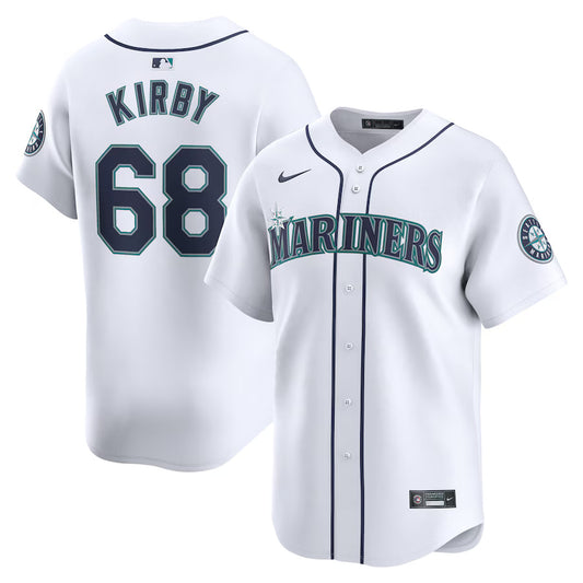 George Kirby Seattle Mariners Nike Home Replica Player Jersey - White