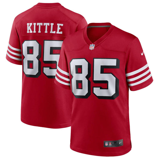 George Kittle San Francisco 49ers Nike Classic Game Player Jersey - Scarlet