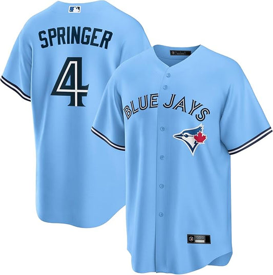 George Springer Toronto Blue Jays Nike Alternate Limited Player Jersey - Light Blue