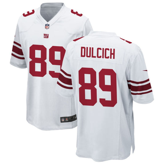 Greg Dulcich New York Giants Nike Game Player Jersey - White