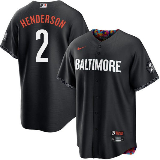 Gunnar Henderson Baltimore Orioles 2023 Nike City Connect Limited Player Jersey - Black