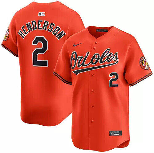 Gunnar Henderson Baltimore Orioles Nike Alternate Limited Player Jersey - Orange