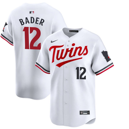 Harrison Bader Minnesota Twins Nike Home Replica Player Jersey - White