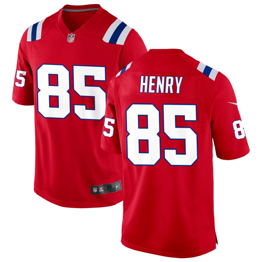Hunter Henry New England Patriots Nike Alternate Game Player Jersey - Red