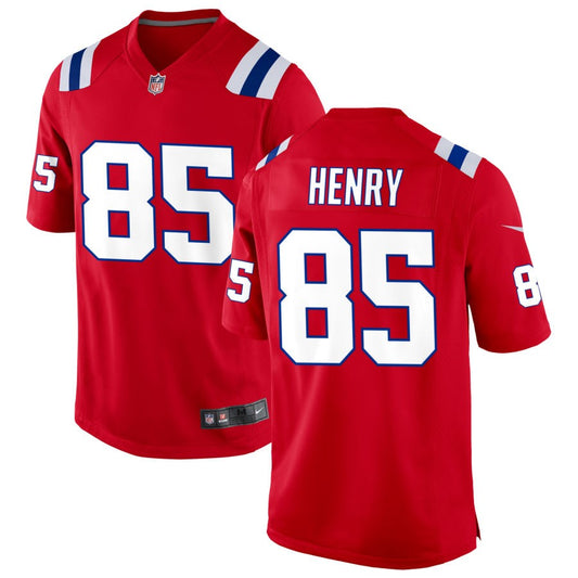 Hunter Henry New England Patriots Nike Alternate Game Player Jersey - Red