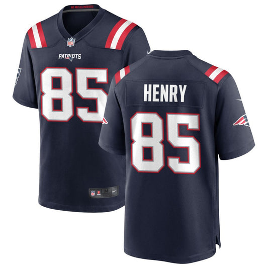 Hunter Henry New England Patriots Nike Game Player Jersey - Navy