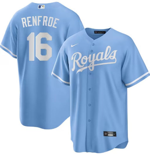 Hunter Renfroe Kansas City Royals Nike Alternate Limited Player Jersey - Light Blue