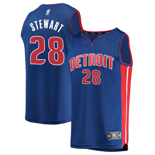 Isaiah Stewart Detroit Pistons Nike Swingman Icon Jersey - Blue