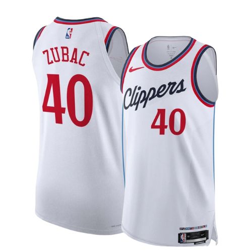 Ivica Zubac LA Clippers Nike Swingman Association Jersey - White