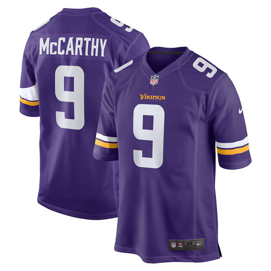 J.J. McCarthy Minnesota Vikings Nike Game Player Jersey - Purple