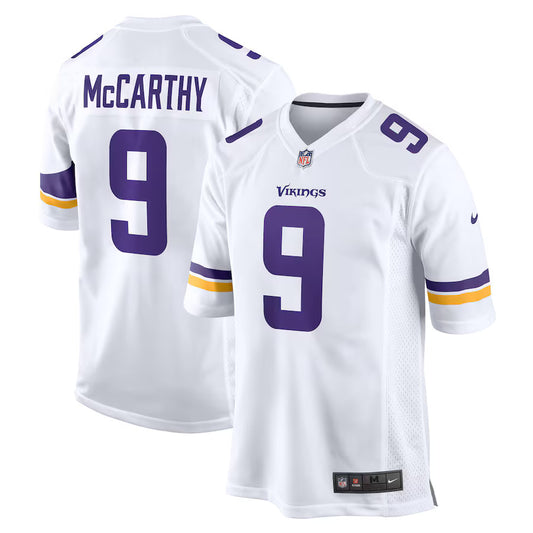 J.J. McCarthy Minnesota Vikings Nike Game Player Jersey - White