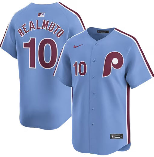 J.T. Realmuto Philadelphia Phillies Nike Alternate Limited Player Jersey - Light Blue