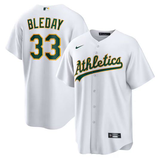 JJ Bleday Athletics Nike Home Replica Player Jersey - White