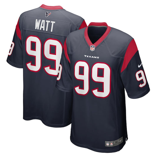 J.J. Watt Houston Texans Throwback Player Jersey - Navy
