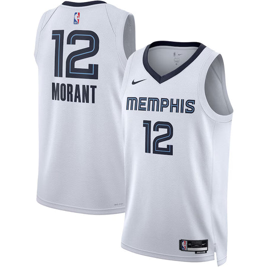 Ja Morant Memphis Grizzlies Nike Swingman Association Jersey - White