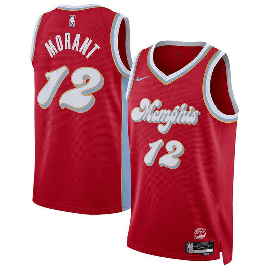 Ja Morant Memphis Grizzlies 2024/2025 Nike Swingman City Jersey - Red