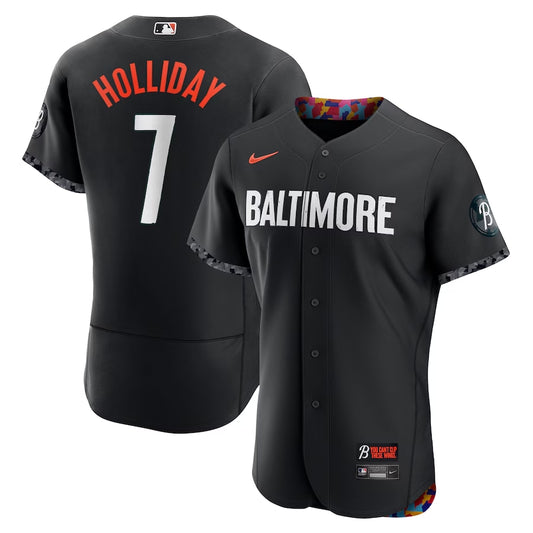 Jackson Holliday Baltimore Orioles 2023 Nike City Connect Limited Player Jersey - Black